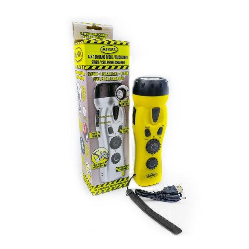 Dynamo Crank Radio Flashlight Cell Charger from Sunset Survival and First Aid