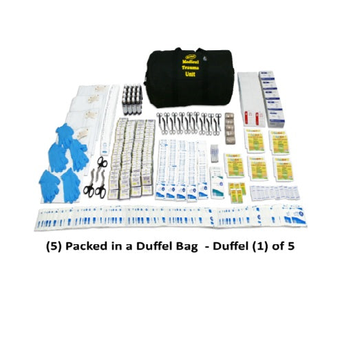 1000-Person Medical Trauma Kit from Sunset Survival and First Aid