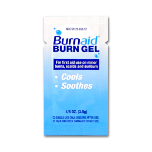 Burn Gel Packet from Sunset Survival and First Aid