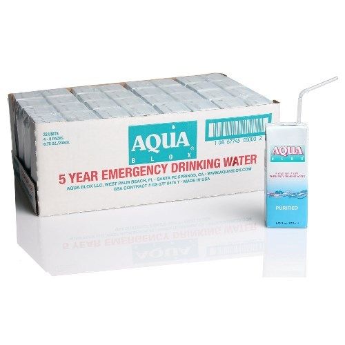 Aqua Blox Survival Water Box - Case of 32 from Sunset Survival and First Aid