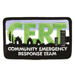 Embroidered CERT Patch from Sunset Survival and First Aid