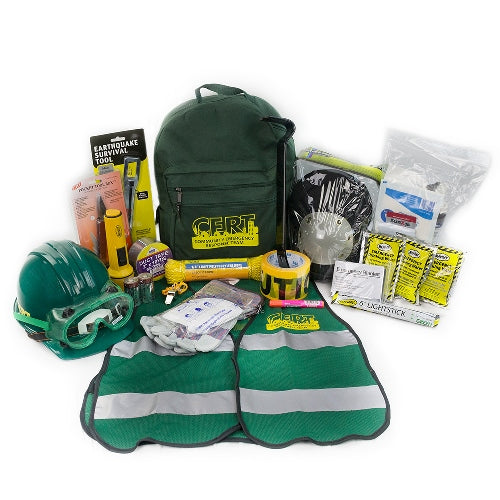 CERT Action Response Backpack Kit from Sunset Survival and First Aid