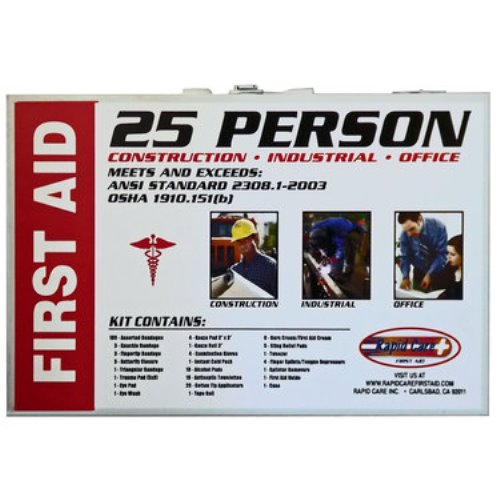 25-person Waterproof OSHA First Aid Kit from Sunset Survival and First Aid