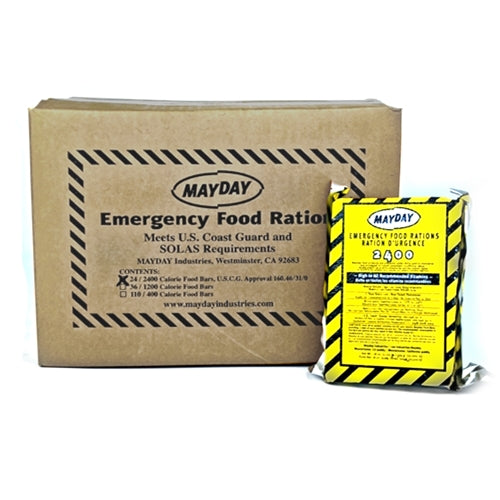 2400-cal Survival Food Bars CASE of 24 from Sunset Survival and First Aid