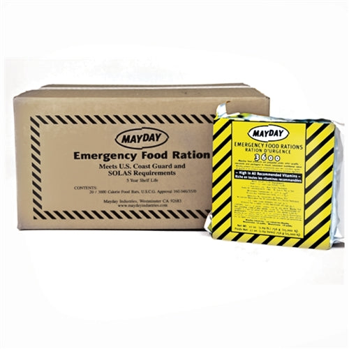 3600-cal Emergency Food Bars - Case of 20 from Sunset Survival and First Aid