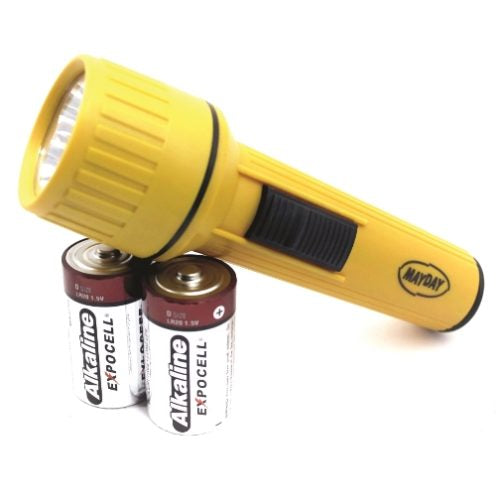 Emergency Flashlight with Batteries from Sunset Survival and First Aid