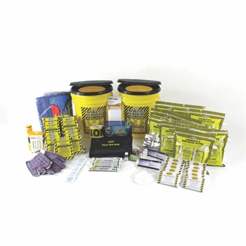 10-person Deluxe Office Survival Bucket Kit from Sunset Survival and First Aid