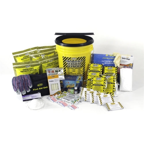 First Aid Bucket Kit 5-person Deluxe Office Emergency Bucket Kit