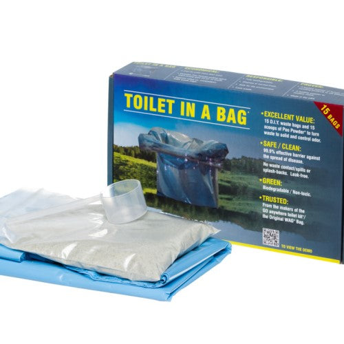 Cleanwaste Toilet in a Bag from Sunset Survival and First Aid