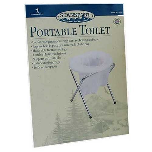 Folding Toilet from Sunset Survival and First Aid