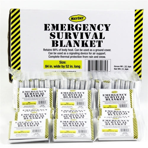 Survival Blankets - CASE OF 250 from Sunset Survival and First Aid