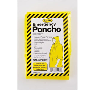 Hooded Emergency Poncho from Sunset Survival and First Aid