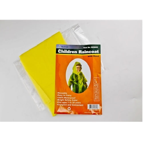 Child's Emergency Poncho from Sunset Survival and First Aid