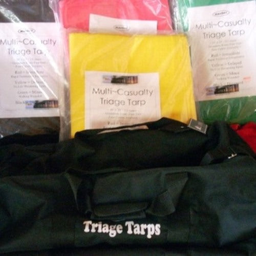 Triage Tarp Set with Carry Bag from Sunset Survival and First Aid