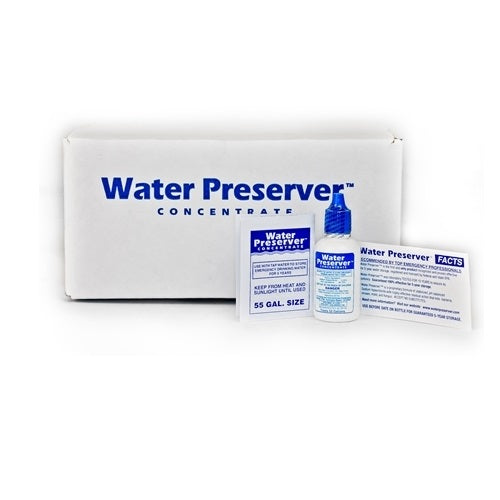 55 Gal Water Preservative 5-yr CASE of 12 from Sunset Survival and First Aid