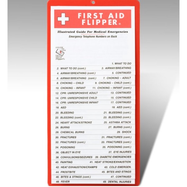 Safety And First Aid Chart