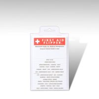 Tabbed First Aid Flip Chart, Pocket First Aid Guide, School Safety, Sunset Survival Kits