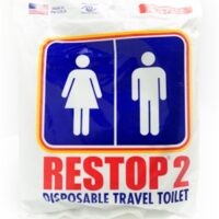 M-11314 RESTOP 2 Disposable Travel Toilet Kit, Use once then throw away!