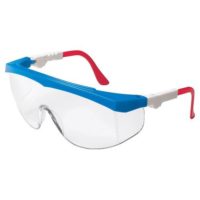 Polycarbonate Safety Glasses Red White Blue