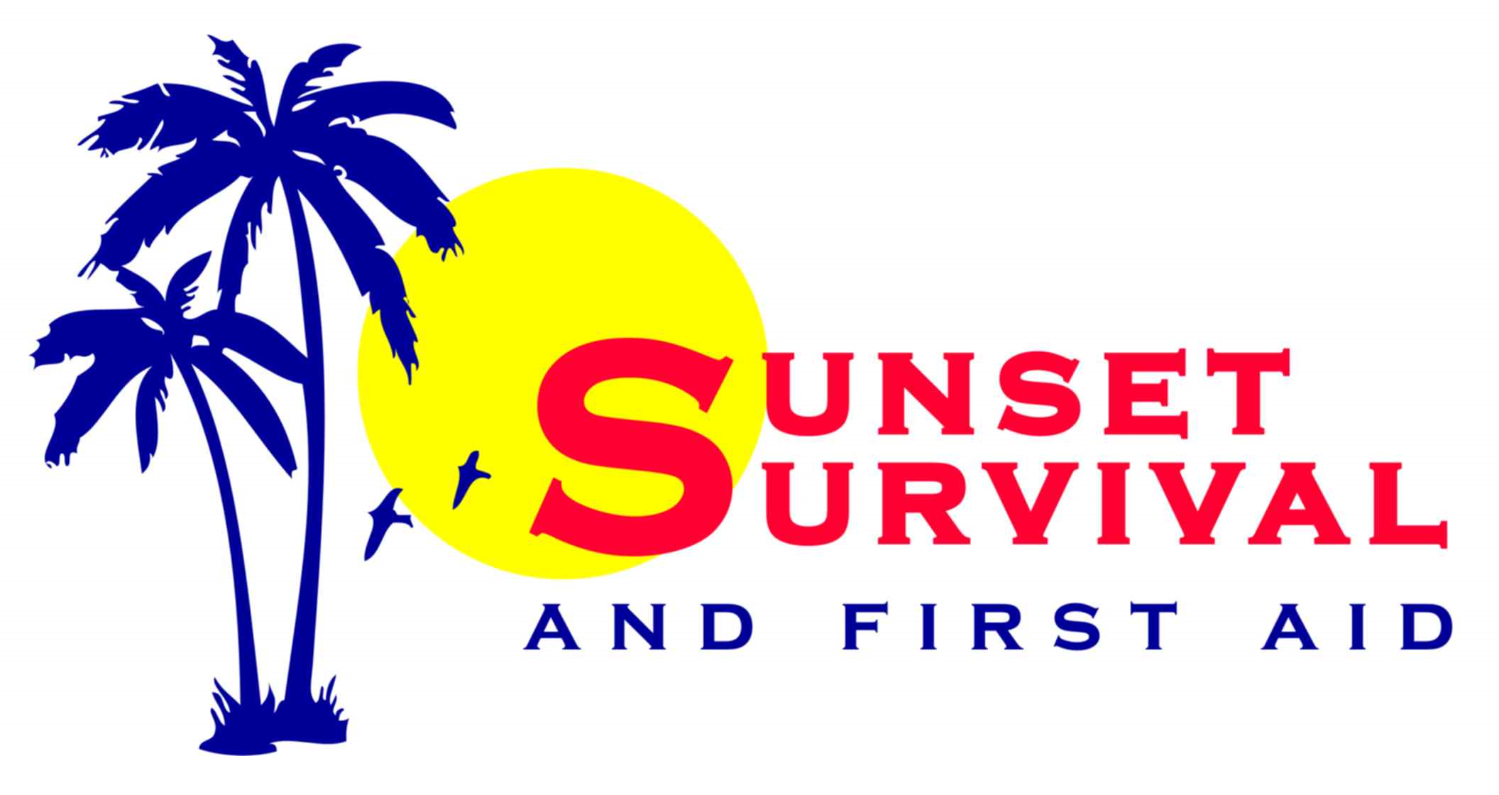 Sunset Survival Logo Stacked White BG